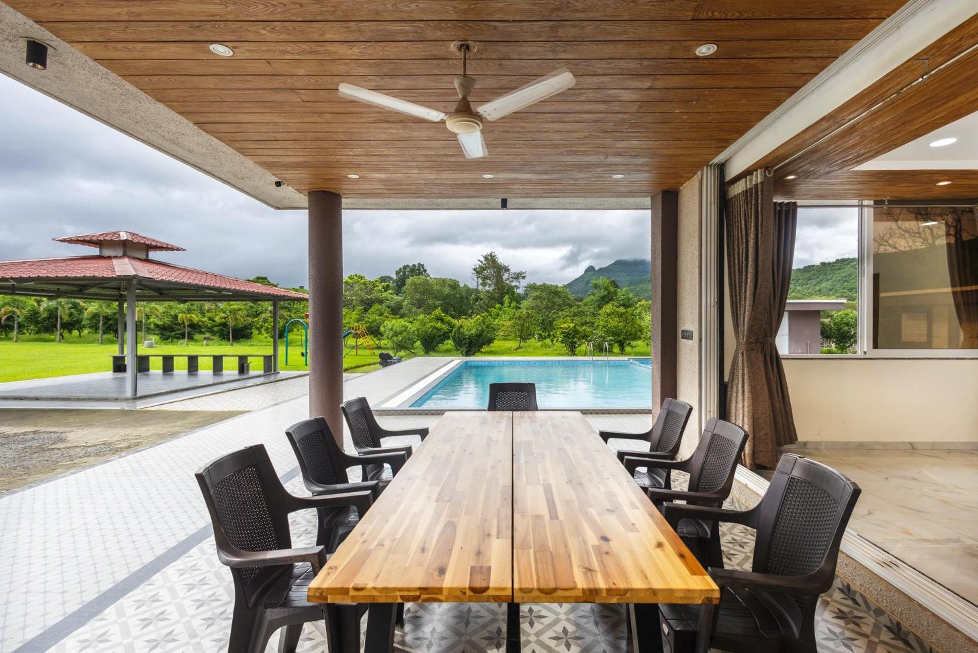 Stayscape Shreeji Farms 4Bhk Karjat Dış mekan fotoğraf